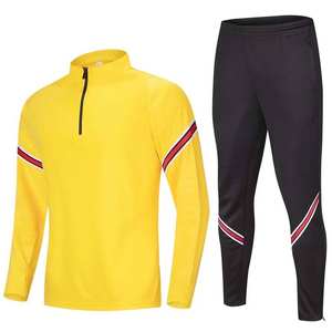 Ensemble survêtement et pantalon de survêtement personnalisés en jersey une pièce avec survêtement assorti – Uniforme professionnel personnalisé en jersey une pièce et survêtement - Product Image 5