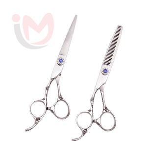 กรรไกรซอยผมมืออาชีพสำหรับคนถนัดขวา ขนาด 5.5 นิ้ว 6 นิ้ว 30 ซี่ฟัน ทำจากเหล็กกล้าไร้สนิม 9CR13 ใบมีดคมสำหรับร้านตัดผม - Product Image 1