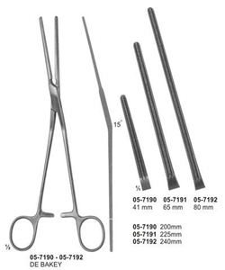 DeBakey Atraumata Coarctation <b>Clamp</b> 15 Degree Angled 200mm Manual Premium Stainless Steel Class - Product Image 3