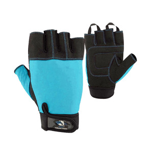 Guantes de Entrenamiento Ajustables de Cuero con Soporte Acolchado, Guantes Transpirables para Gimnasio, para Levantamiento de Pesas y Entrenamiento de Fuerza - Product Image 4