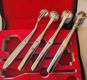 เครื่องกระตุ้นประสาทสัมผัสแบบหมุนโลหะ Wartenberg แบบใช้มือถือ ได้รับการรับรองมาตรฐาน CE สำหรับการกระตุ้น - Product Image 3
