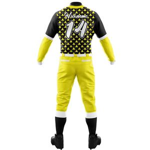 Nouveau design de maillot de Baseball personnalisé sublimé uniforme de softball vêtements d'équipe vêtements de sport ensemble respirant coupe athlétique de couleur de bloc - Product Image 4