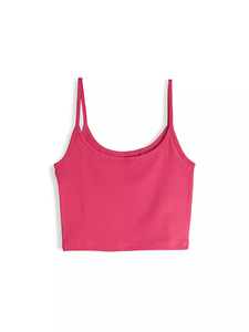Débardeur sans manches pour femme, style Y2K vintage délavé à l'acide, crop top personnalisé avec logo, respirant, coupe ajustée, pour filles - Product Image 1