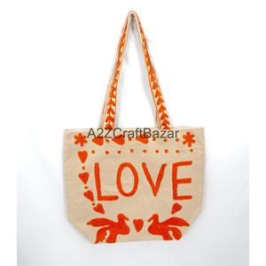 Sac fourre-tout en velours matelassé imprimé fait main, sac matelassé imprimé indien, sac de courses durable - Product Image 1