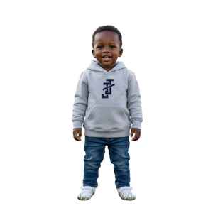 Sweat-shirt à capuche en polaire gris pour tout-petits Jack and Jill, sweat-shirt décontracté chaud pour bébés garçons et filles avec poche avant - Product Image 3