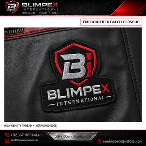 Veste en cuir de vachette sur mesure de haute qualité pour hommes, style streetwear, imperméable, pour l'hiver, teinte unie, fermeture éclair, OEM Blimpex - Product Image 3