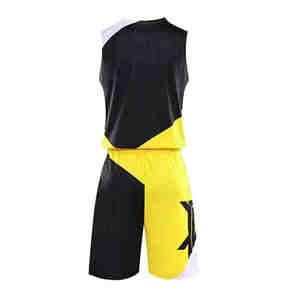 Uniforme de Baloncesto Ligero Personalizado, Último Modelo de Camiseta de Baloncesto, Uniforme de Baloncesto Liso y Cómodo en Oferta - Product Image 3