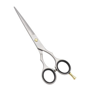 Juego de Tijeras Profesionales para Cortar el Cabello en Casa, Tijeras de Entresacar con Mango de Acero, Cuchilla de Afeitar, Estuche, Acabado Lijado, Punta de Cuchilla Afilada - Product Image 1