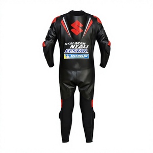 Traje de Carreras de Motocicleta de Cuero Zuzuki Ecstar GSXR, Mono de Una Pieza, Protector OEM CE, Manga Larga, 280g - Product Image 2