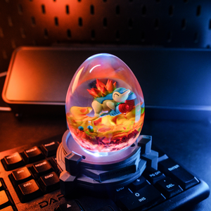 Lámpara de resina personalizada, lámpara de resina, luz nocturna personalizada, lámpara de epoxi de Pokémon, lámpara art déco, regalo personalizado, regalo hecho a mano - Product Image 1