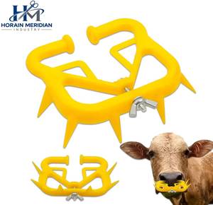 Anneau nasal réglable en plastique pour sevrage des veaux, dispositif anti-sucation pour bovins et bétail, usage vétérinaire - Product Image 3