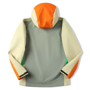 Chaqueta con Capucha Impermeable, Cortavientos, Transpirable y Anti-UV para Hombre y Mujer, T800 Softshell con Cierre Frontal, para Senderismo, Color Liso - Product Image 2