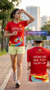 เสื้อยืด Performance Runner พรีเมียมสำหรับกีฬาแข่งขัน มาราธอน กิจกรรมกีฬา และกิจกรรมทีม - Product Image 4