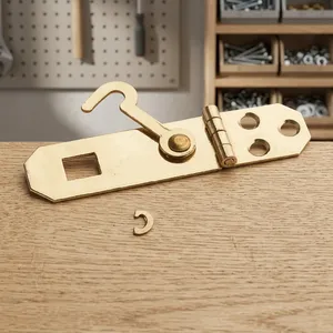 Loquet et anse en laiton massif les plus vendus pour portes en bois, portails, armoires, abris et usage de sécurité, disponibles au meilleur prix - Product Image 4