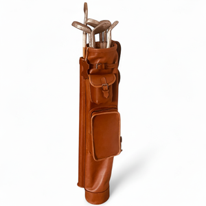 Sac de golf TUBE - Tube pour putter avec 2 poches, design souple, capacité 20-36L, léger, classique, 100% cuir de vache - Product Image 4