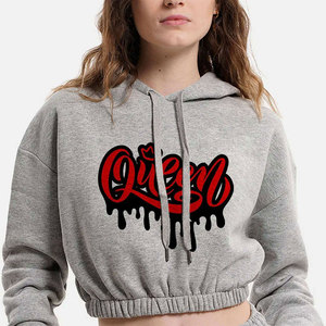 Conjuntos Deportivos de Dos Piezas de Alta Calidad para Mujer, Ropa Urbana, Sudadera Corta Personalizada y Pantalones Deportivos - Product Image 4