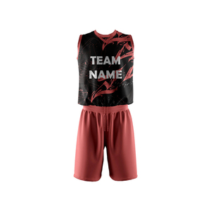 Uniforme de Voleibol Antibacterial con Estampado Digital, 100% Poliéster, Conjunto de Camiseta y Pantalones Cortos para Equipos Competitivos - Product Image 1