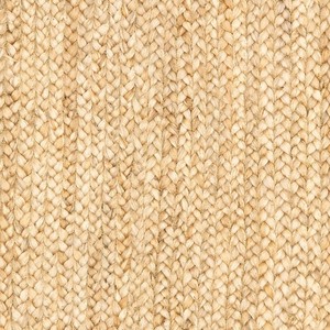 Tapis de salon rectangulaire en jute tressé, couleur unie, style ferme, écologique, à poils plats et fins - Product Image 4