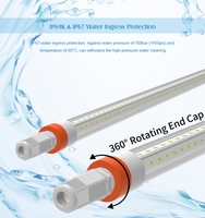 Éclairage professionnel pour élevages avicoles SzAMB IP67, spectre complet 2700K-6500K, LED étanche CRI80, garantie 5 ans, dimmable, LED SMD2835