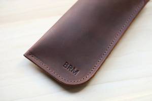 Funda Protectora para Gafas de Sol de Cuero Genuino Cosida a Mano, Fabricante de Artículos de Cuero al por Mayor LGC-0007 - Product Image 3