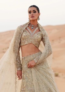 Beaded Lehenga Choli <b>Wedding</b> <b>Dress</b> Women Floor Length Pakistani Style Party Outfit With Dupatta - Product Image 4