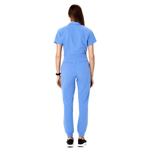 Direct Wholesale Manufacturer Custom Logo Women Hospital Uniform <b>Sets</b> Nurse Jumpsuit Scrub Suits Surgical Spandex - Product Image 6