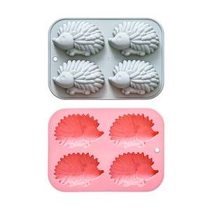 แม่พิมพ์เค้กช็อกโกแลตเม่น ถาดอบ ทำสบู่แฮนด์เมด แม่พิมพ์ซิลิโคนเรซิ่น - Product Image 5