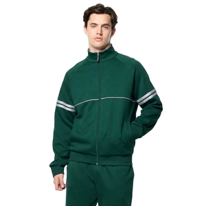 Wholesale Unisex Heavyweight Cotton Hoodie Tracksuit <b>Set</b> Breathable <b>Gym</b> Sportswear Elastic Waist Jogger Pants Custom Logo - Product Image 2