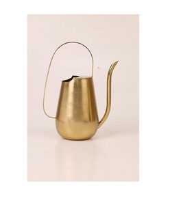 Regadera Decorativa de Metal Dorado con Boquilla Larga, Mango Ergonómico, Elegante Regadera para Plantas de Interior, para Jardinería en el Hogar - Product Image 1