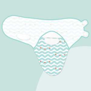 Polka Tots Pack de dos envolturas con estampado de jungla y ola-Multicolor - Product Image 4