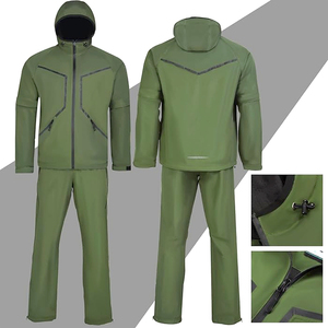 Traje Impermeable para Motocicleta, Chaqueta y Pantalones Impermeables y Resistentes al Viento, Proveedor de Trajes de Lluvia para Senderismo, Traje de Lluvia Ligero e Impermeable - Product Image 5