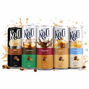 Bebida de Café Instantáneo Vietnamita Kofi de 250 ml, Crema de Chocolate, Dulce, con Azúcar, Cafeinada, Calidad Premium, Marca Privada, Muestra - Product Image 1
