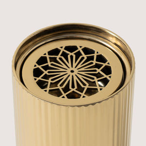 Brûleur à Bakhoor de luxe en argent, ensemble de brûleurs à encens en acier inoxydable avec couvercle et pinces, diffuseur d'aromathérapie, utilisation toute saison, style arabe - Product Image 6