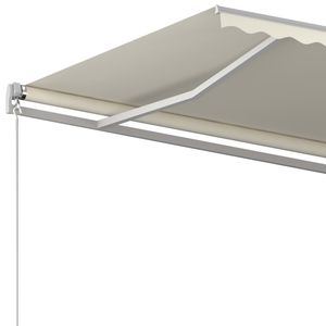Toldo crema retráctil automático con postes 9,8 'x 8,2'-para mejorar el espacio al aire libre - Product Image 6