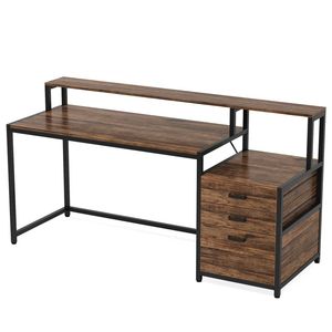 โต๊ะคอมพิวเตอร์พร้อมลิ้นชัก โต๊ะทำงานและโต๊ะสำนักงาน - Product Image 5