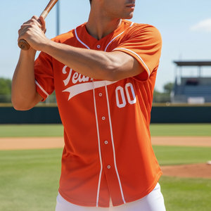 Uniforme Deportivo Personalizado de Béisbol con Botones y Logotipo Personalizado, Fabricante al por Mayor - Product Image 5