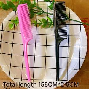 Peigne à queue de rat de grande taille pour la coiffure, avec manche en plastique et accessoire pour extensions capillaires, idéal pour les salons et l'usage domestique (vente en gros) - Product Image 5