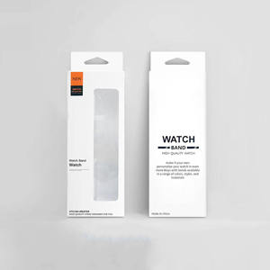 Caja de Embalaje de Papel para Correa de Reloj de Silicona Personalizada Directo de Fábrica para Correa de Reloj Inteligente de Goma - Product Image 3