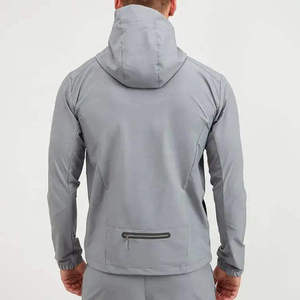 Custom Lightweight <b>Waterproof</b> Men's Windbreaker <b>Jacket</b> Outdoor Hooded Sports Windproof Two Tone Running Athletic Fit Outerwear - Product Image 6