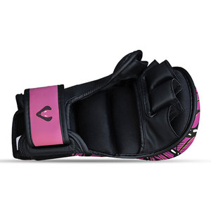 Gants de MMA Venomous Butterfly Pro en cuir PVC, demi-doigts, avec fermeture, unisexe, personnalisables pour l'entraînement, le sparring et le grappling - Product Image 4