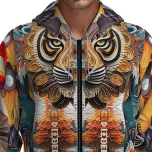 Sudadera con Capucha Personalizada para Hombre, 100% Algodón, para Deportes y Uso Casual, Cálida para Invierno, Antipilling, 300g, con Diseño Gráfico - Product Image 5