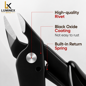 LUMINEX IMPEX LUB=113 <b>Long</b> <b>Nose</b> Stainless Steel Lightweight Smooth Work Jewelry Making Polishing Pliers for Bracelet Making DIY - Product Image 3