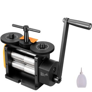 Laminatoio per Gioielli Multifunzione 2.24/57 mm, Rapporto di Trasmissione 1:2, Pressa per Materiali Metallici 0.5-5.5 mm - Product Image 1