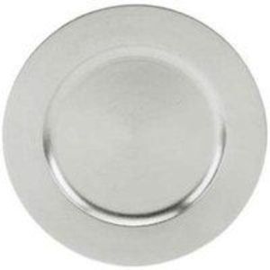 Elegant Silver Metal Charger <b>Plate</b> Round Underplate Tableware Bulk for Wedding Event Party Hotel Restaurant Table <b>Decoration</b> - Product Image 1