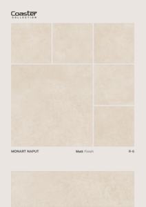 Carrelage en porcelaine rustique de la ville de Foshan, carrelage beige avec finition semi-mate, disponible en 600x600mm et 600x1200mm - Product Image 3