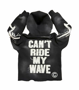 Nouveau design – Hoodie unisexe coupe boxy et courte, brodé, effet délavé soleil, 100 % coton molletonné, marque privée, streetwear, collection automne - Product Image 4