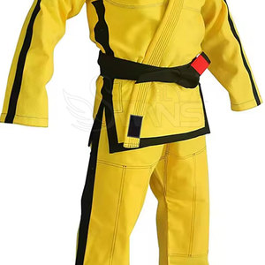 ชุดยูโด BJJ สีและโลโก้ตามสั่ง ผ้าฝ้าย 100% ทนทาน ระบายอากาศได้ดี น้ำหนักเบา ขายส่ง MOQ ต่ำ - Product Image 4