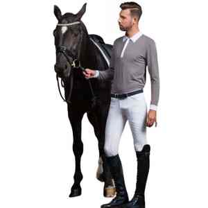 Camisas de Equitación de Manga Larga, Color Personalizado, Compresión de Algodón Transpirable, Diseño Personalizado, Nueva Llegada - Product Image 3