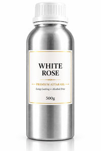 Aceite de Attar de Rosa Blanca Premium 500g, Perfume Unisex de Lujo de Larga Duración Sin Alcohol de Maharashtra para Aplicación Corporal - Product Image 3