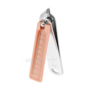 Coupe-ongles en acier inoxydable à large ouverture, lame courbée, design portable pour les ongles des doigts, les soins des bébés, les pieds, usage adulte - Product Image 3